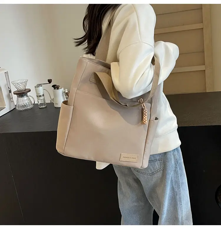 Women's Large Capacity Japanese Canvas Shoulder Bag — feature 33