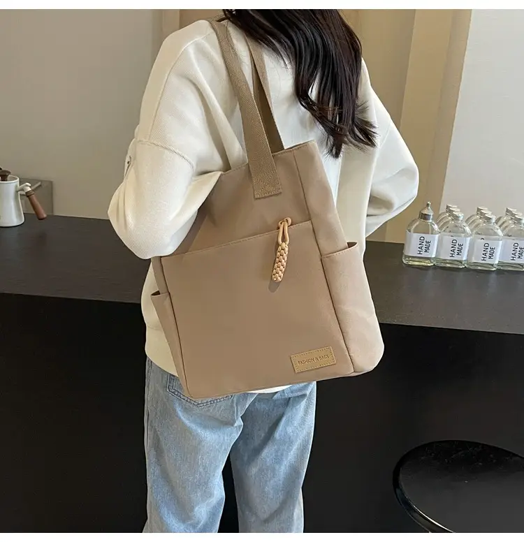Women's Large Capacity Japanese Canvas Shoulder Bag — feature 36