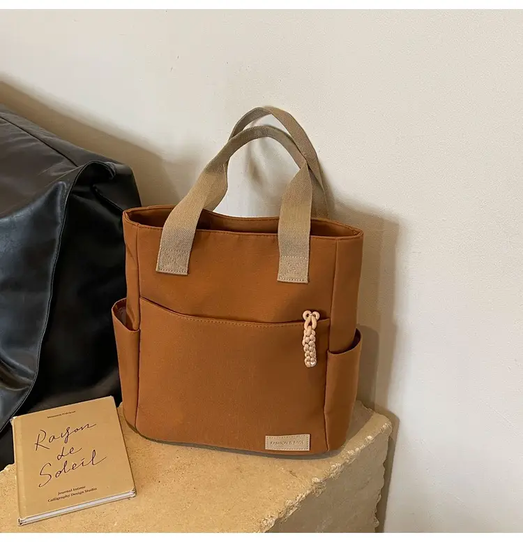 Women's Large Capacity Japanese Canvas Shoulder Bag — feature 39