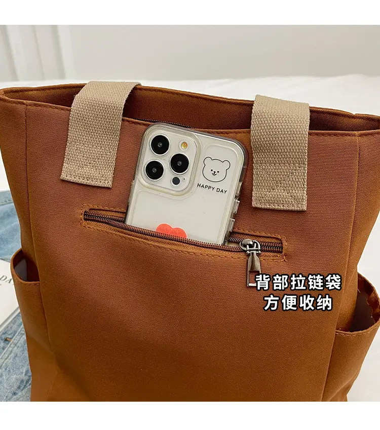 Women's Large Capacity Japanese Canvas Shoulder Bag — feature 4