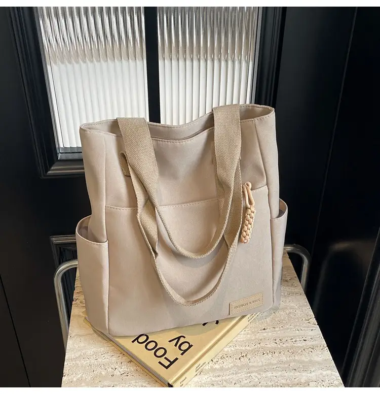 Women's Large Capacity Japanese Canvas Shoulder Bag — feature 45