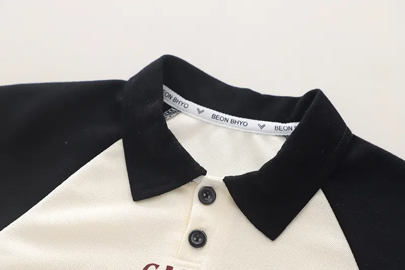 Baby's White Black Two-Piece Summer Suit — feature 5