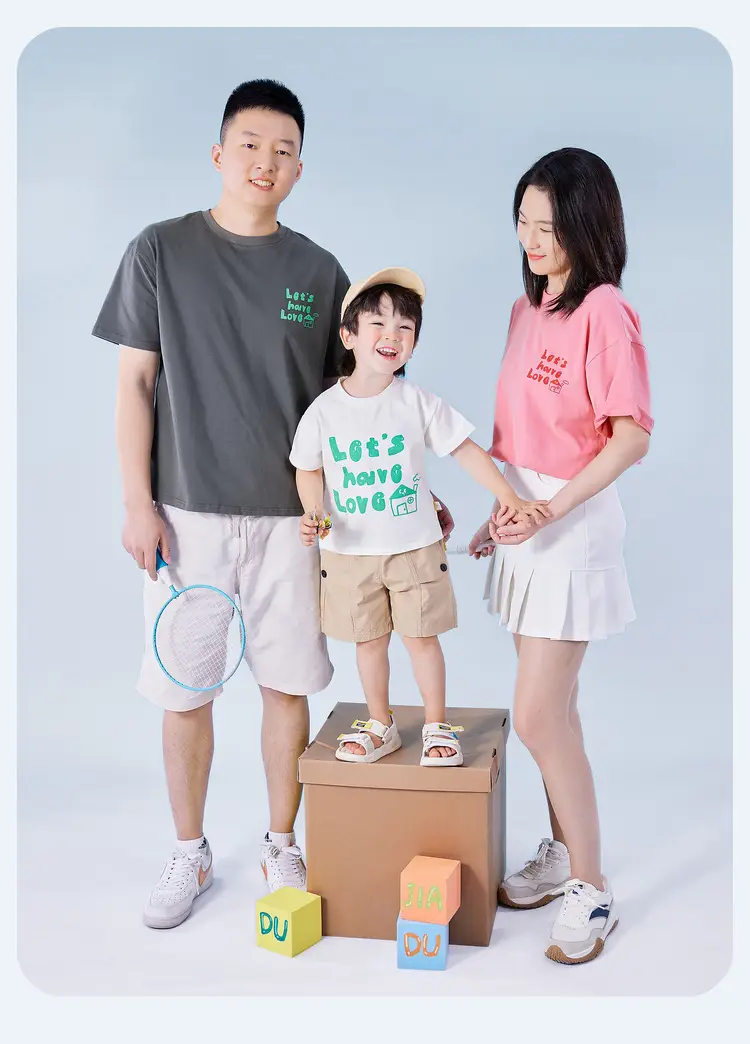 Dudu's Baby T-Shirt Green "Let's Have Love" Design — feature 12