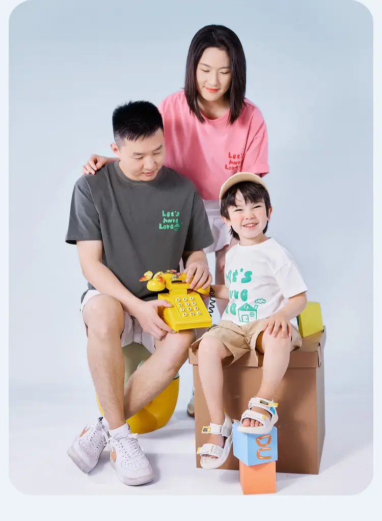 Dudu's Baby T-Shirt Green "Let's Have Love" Design — feature 13