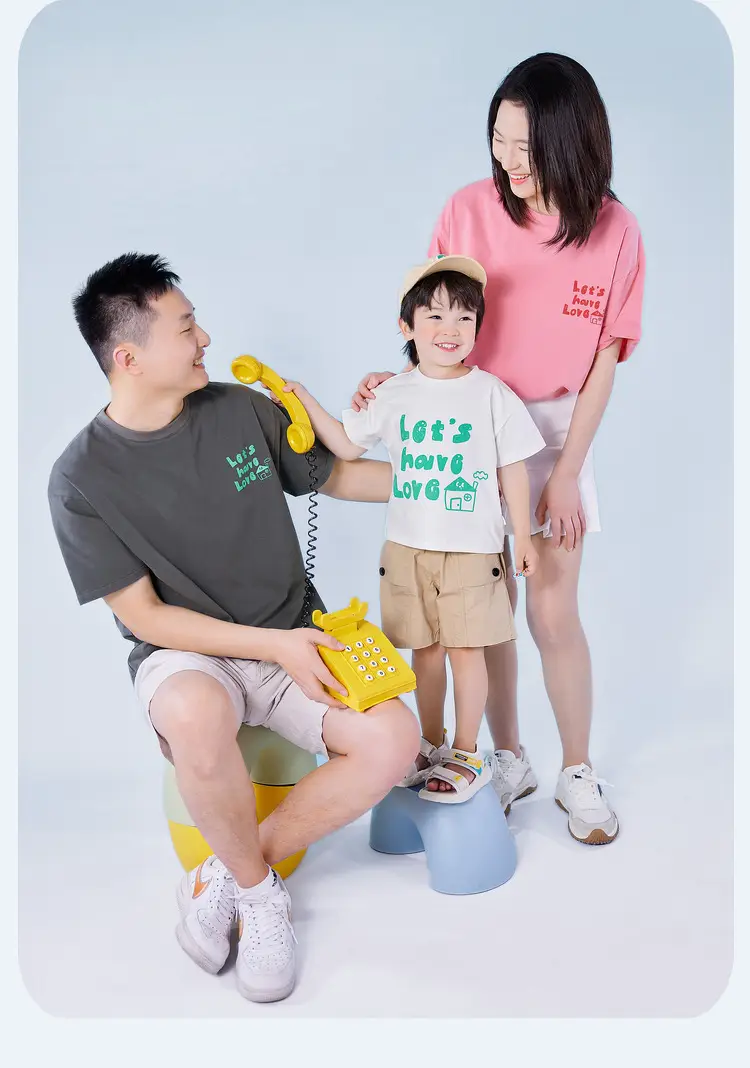 Dudu's Baby T-Shirt Green "Let's Have Love" Design — feature 15