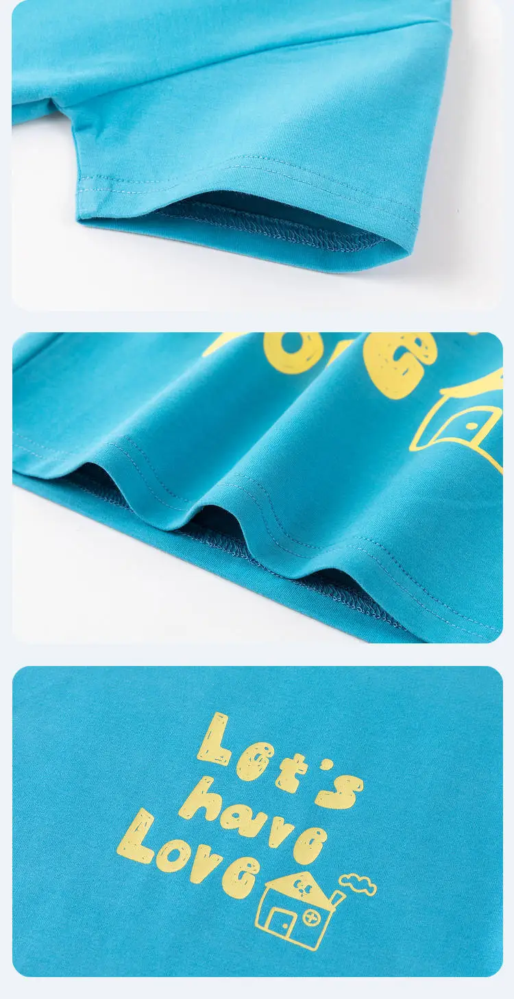 Dudu's Baby T-Shirt Green "Let's Have Love" Design — feature 18