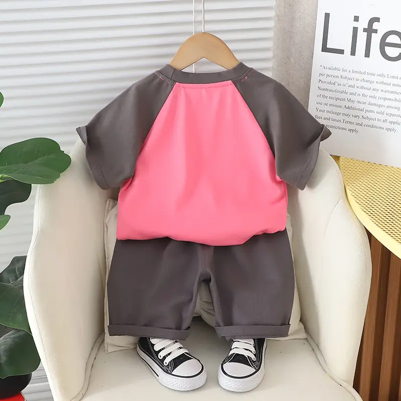 Kids Korean Style 2Pc Shorts Set Summer Boys — feature 5