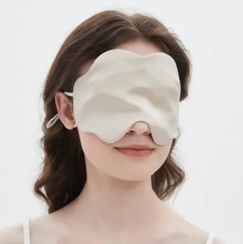 Mulberry Silk Eye Mask Summer Thin 16 Mm Silk Cloud Eye Mask Cool Breathable Sleep Blocking Eye Mask
