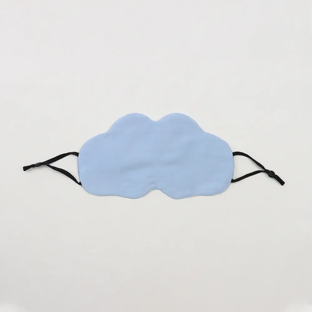 Mulberry Silk Eye Mask Summer Thin 16 Mm Silk Cloud Eye Mask Cool Breathable Sleep Blocking Eye Mask
