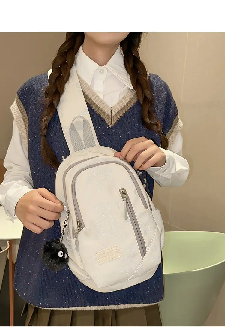 Bear Print Crossbody Bag for Girls Boys Junior High — feature 10