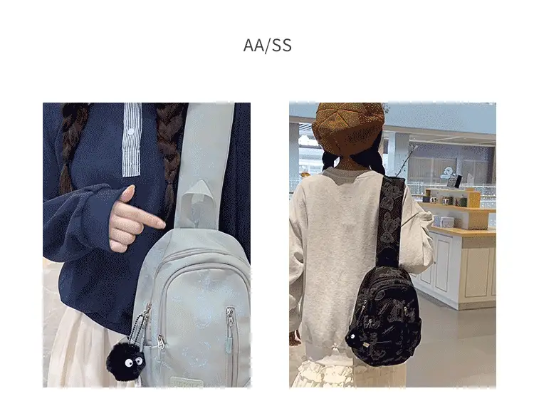 Bear Print Crossbody Bag for Girls Boys Junior High — feature 4