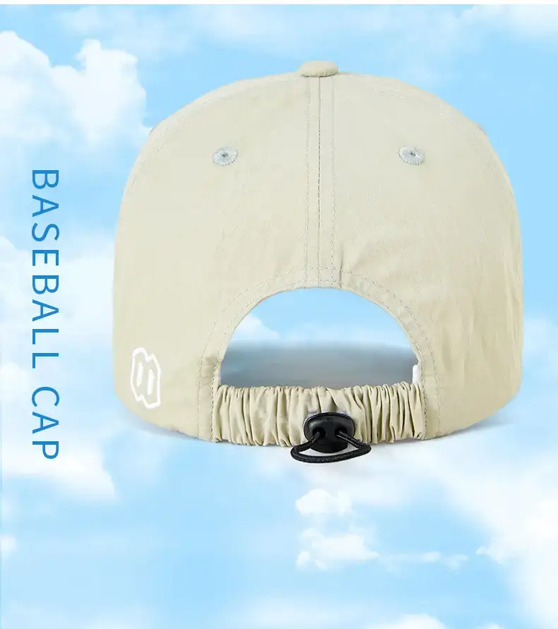 2025 Spliced Baseball Cap Navy Blue White Logo Outdoor Sun Protection — feature 14