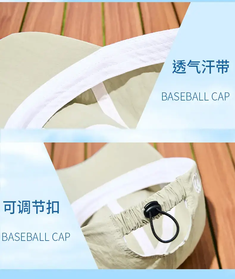 2025 Spliced Baseball Cap Navy Blue White Logo Outdoor Sun Protection — feature 27