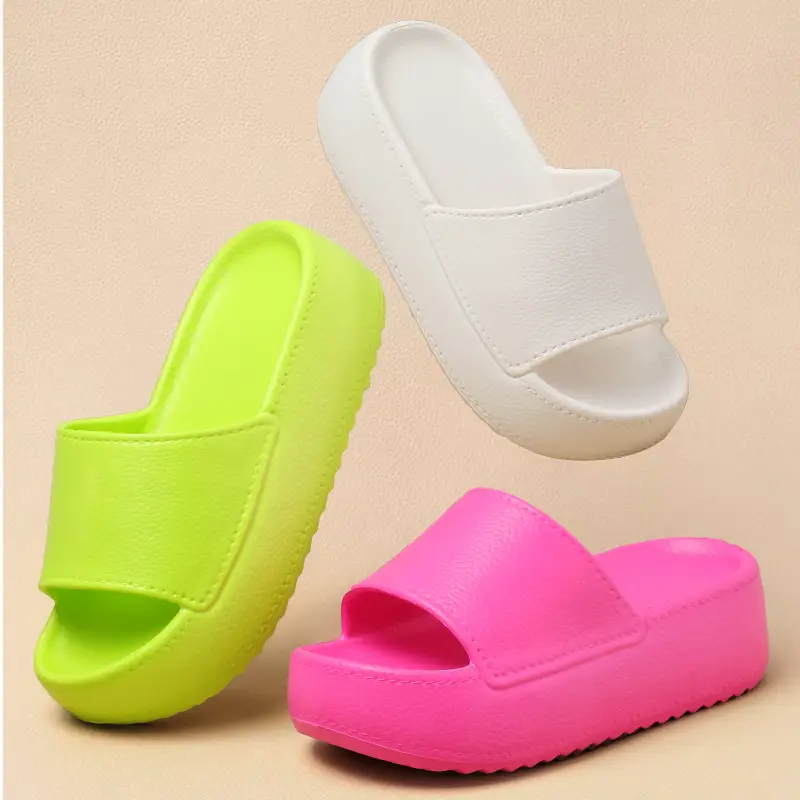 Internet Celebrous Popular Vacation Thick Slippers Women's Non-slip Outer Wear Fashion Beach Slippers Women's High Heel Slippers Trendy - Image 7