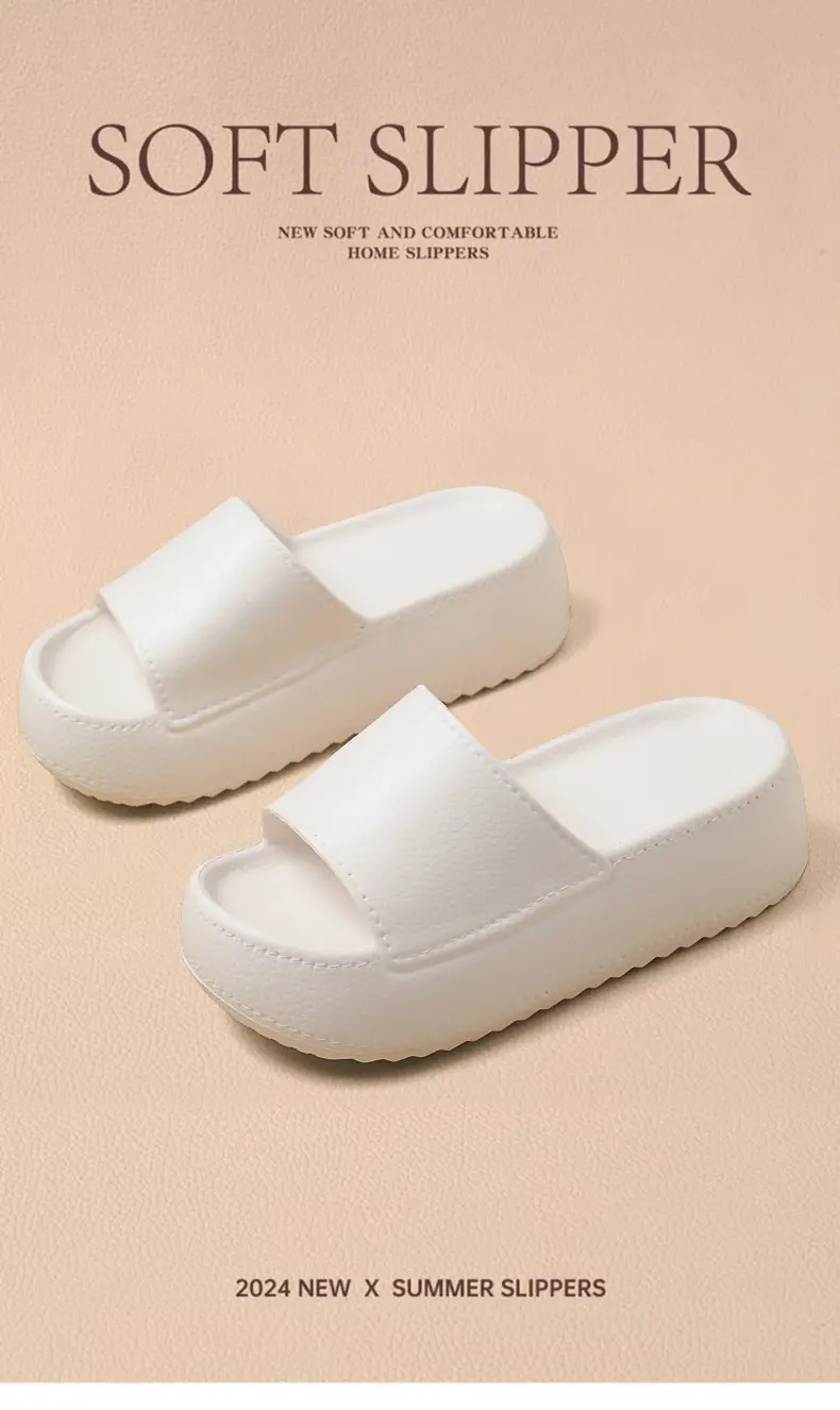 Internet Celebrous Popular Vacation Thick Slippers Women's Non-slip Outer Wear Fashion Beach Slippers Women's High Heel Slippers Trendy — feature 17