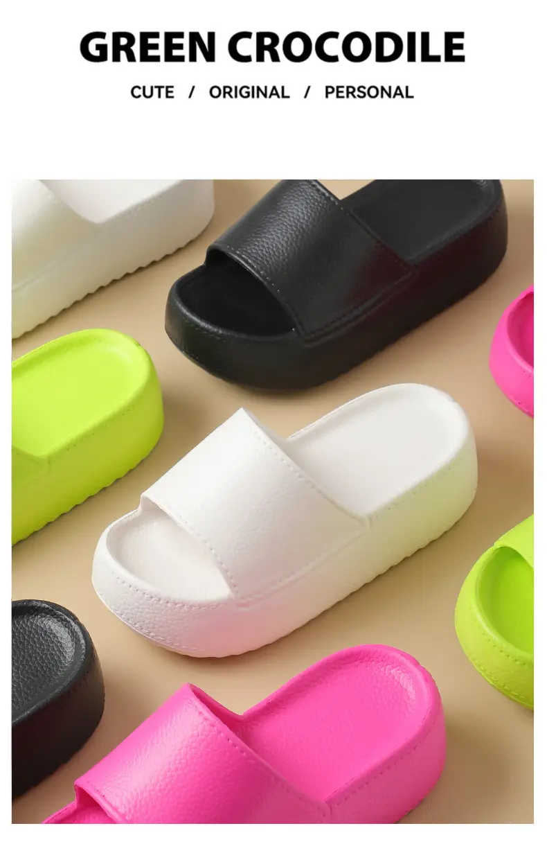 Internet Celebrous Popular Vacation Thick Slippers Women's Non-slip Outer Wear Fashion Beach Slippers Women's High Heel Slippers Trendy — feature 25