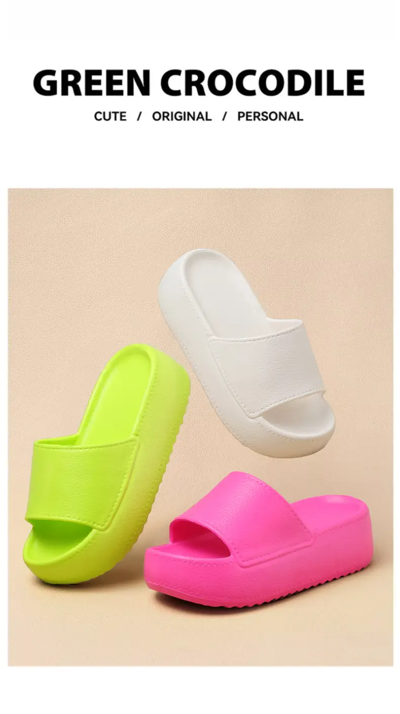 Internet Celebrous Popular Vacation Thick Slippers Women's Non-slip Outer Wear Fashion Beach Slippers Women's High Heel Slippers Trendy — feature 27