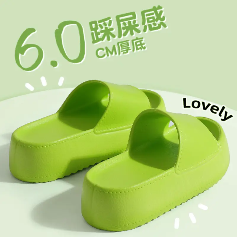 Internet Celebrous Popular Vacation Thick Slippers Women's Non-slip Outer Wear Fashion Beach Slippers Women's High Heel Slippers Trendy - Image 4