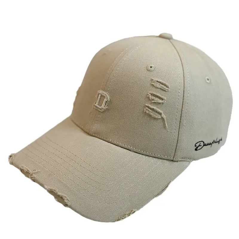 New Retro Summer Rough D Letter Baseball Cap Women's Hard Top Korean Casual All-match Sunshade Cap Men's Trendy - Image 11