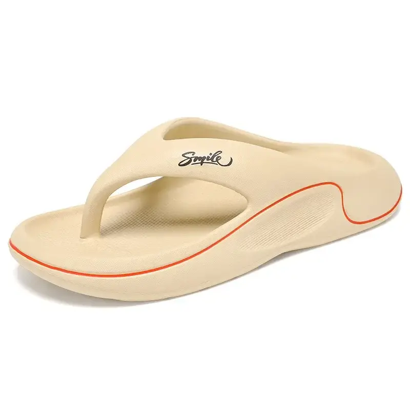 Summer TikTok Online Celebrity Live Broadcast Men's Fashion Outer Wear Soft Bottom Flip Flops Cross-border plus size Casual Flip Flops Men's Flip Flops - Image 2