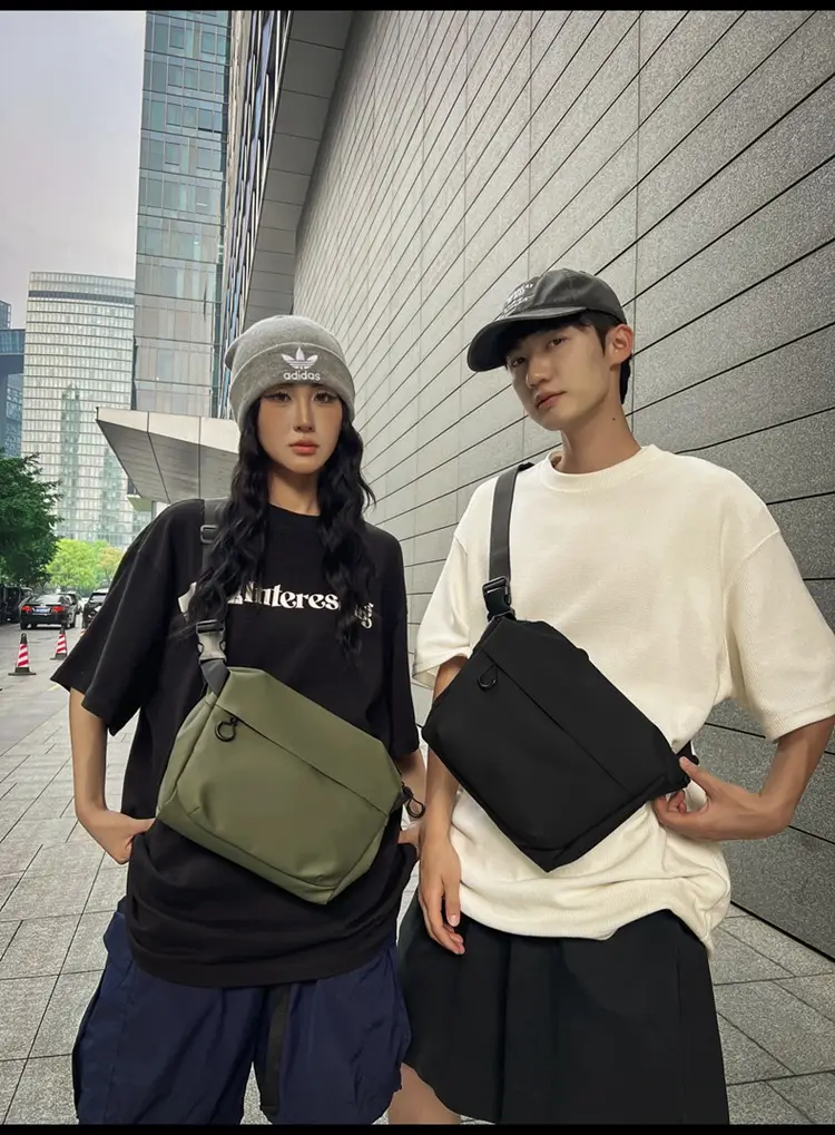 Cool Green Satchel Crossbody Bag for Men Women — feature 17