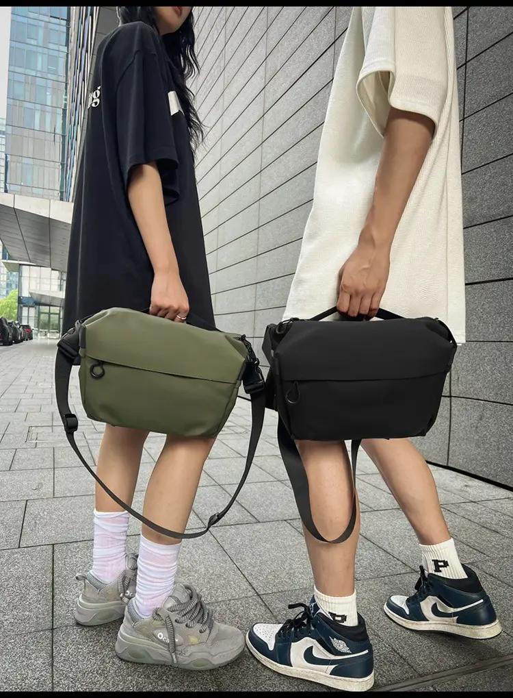 Cool Green Satchel Crossbody Bag for Men Women — feature 18