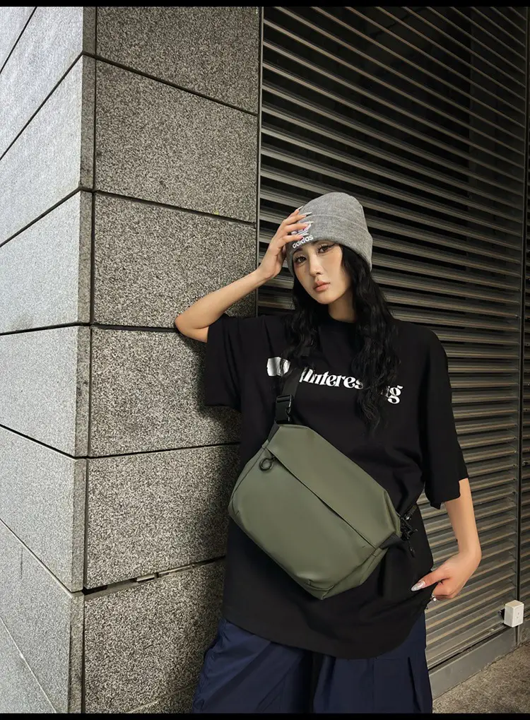 Cool Green Satchel Crossbody Bag for Men Women — feature 20