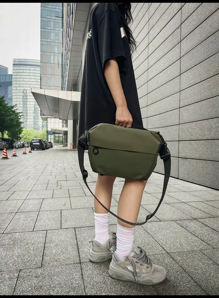 Cool Green Satchel Crossbody Bag for Men Women — feature 22