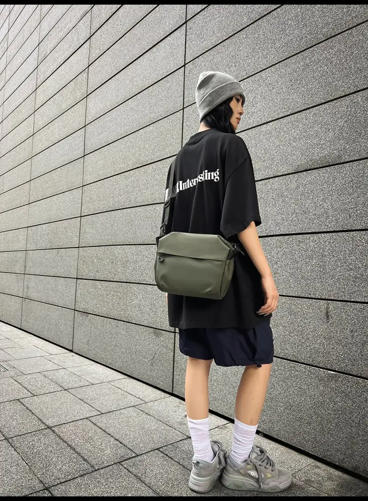 Cool Green Satchel Crossbody Bag for Men Women — feature 23