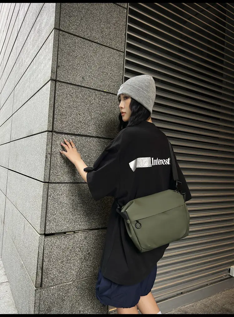 Cool Green Satchel Crossbody Bag for Men Women — feature 24