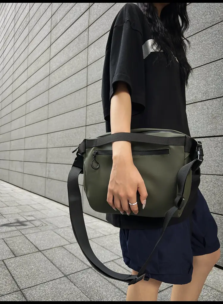 Cool Green Satchel Crossbody Bag for Men Women — feature 25