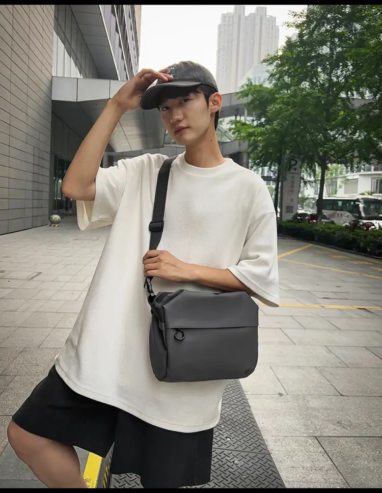 Cool Green Satchel Crossbody Bag for Men Women — feature 30