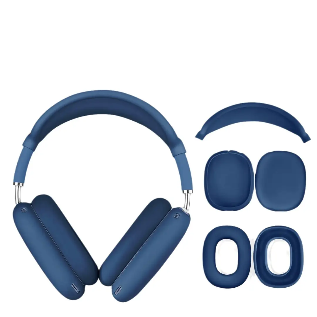 Suitable for Airpods Max Protective Case Apple Max Headset Solid Color Silicone Soft Case Headset Case