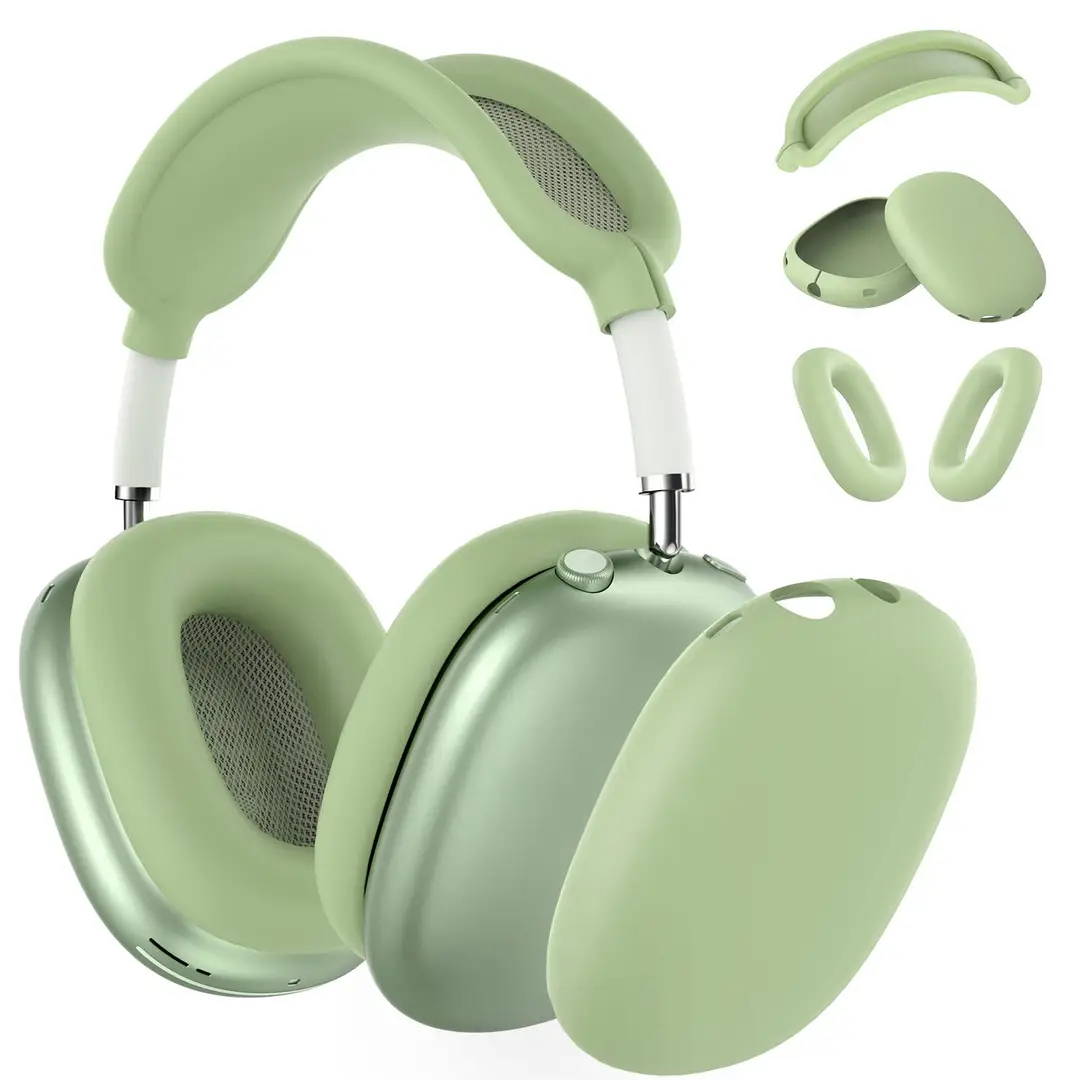 Suitable for Airpods Max Protective Case Apple Max Headset Solid Color Silicone Soft Case Headset Case
