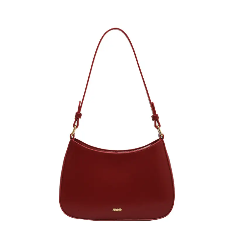 Women's Korean Style Chain Shoulder Bag Red 2024 - Image 10