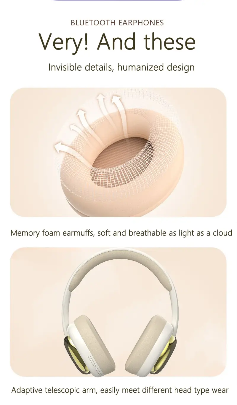 2026 Cross-Border Wireless Headphone P736 PRO Bluetooth 5.4 β feature 11