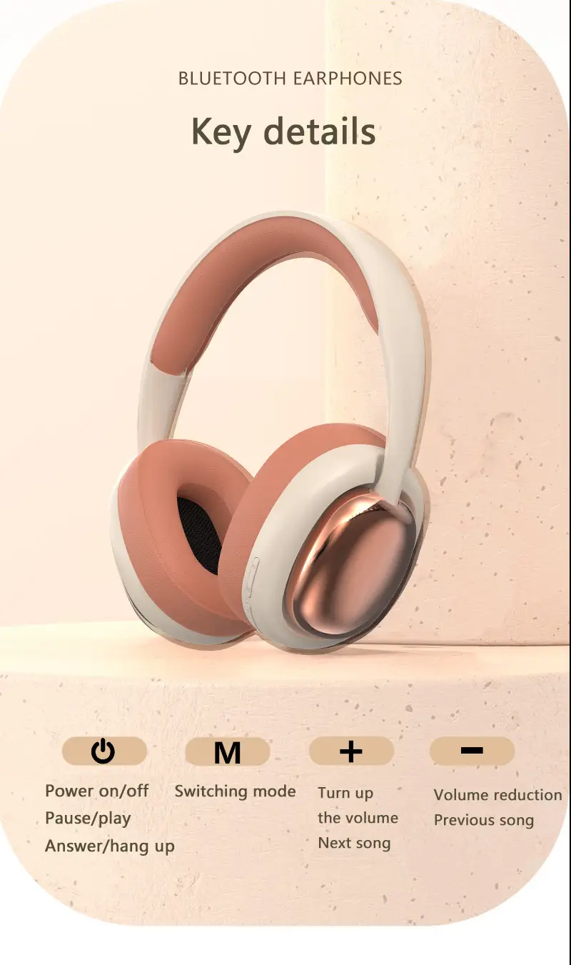 2026 Cross-Border Wireless Headphone P736 PRO Bluetooth 5.4 β feature 14
