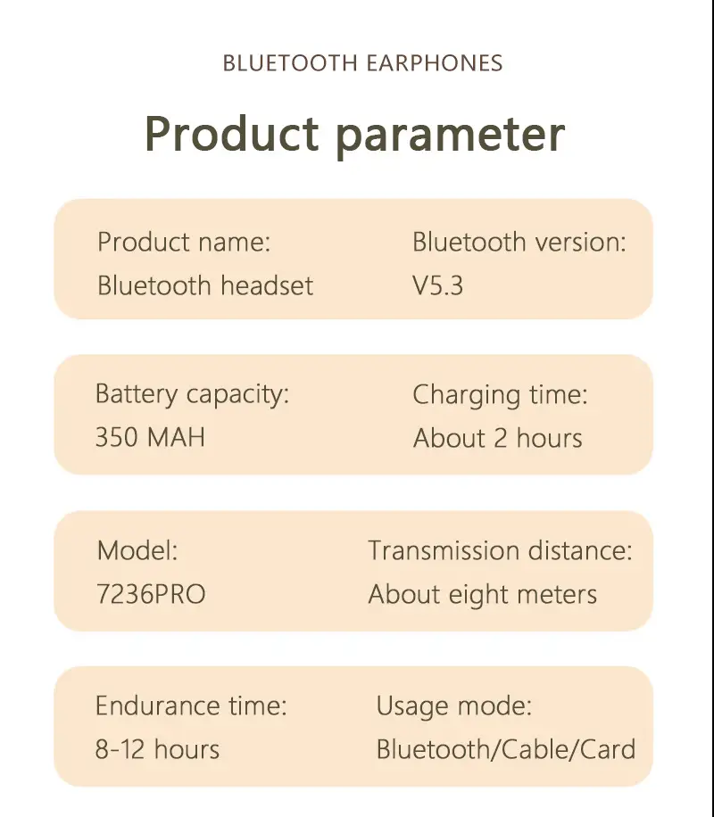 2026 Cross-Border Wireless Headphone P736 PRO Bluetooth 5.4 β feature 15