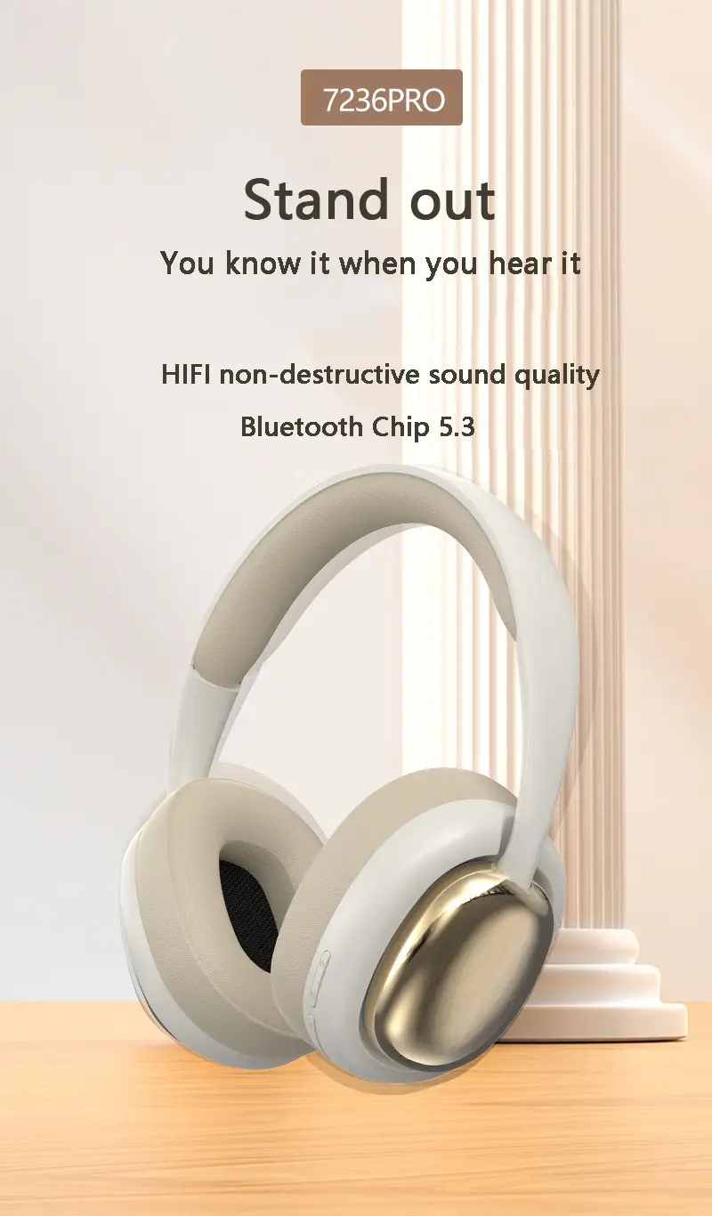 2026 Cross-Border Wireless Headphone P736 PRO Bluetooth 5.4 β feature 3