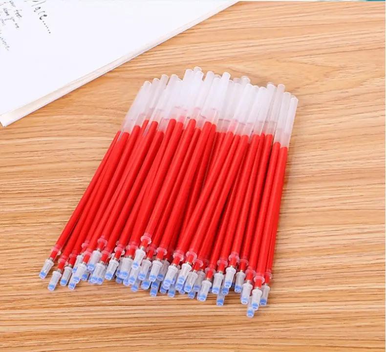 Factory Wholesale Gel Pen Refill Full Needle Tube Bullet 0.5mm Replacement Refill Red Blue Black 0.38 — feature 12