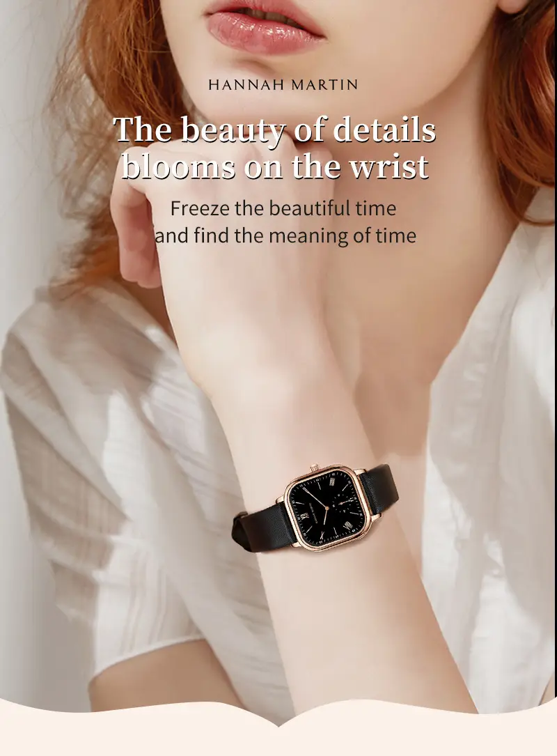 Women's Quartz Watch with Beige Belt Strap — feature 10