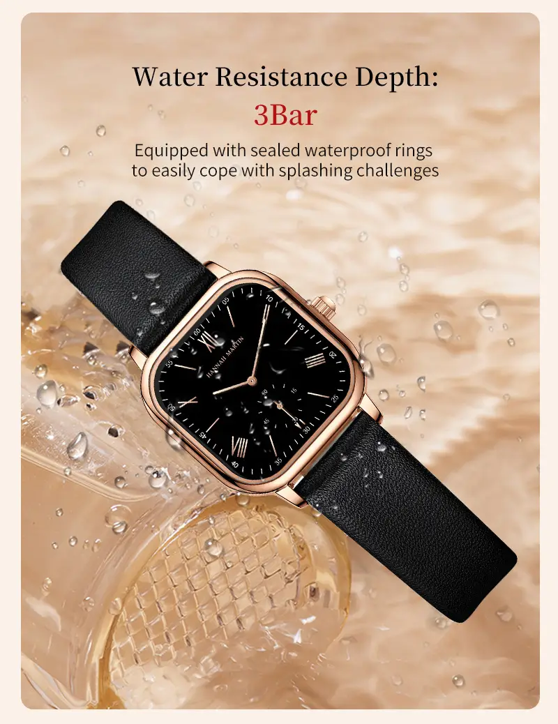 Women's Quartz Watch with Beige Belt Strap — feature 14