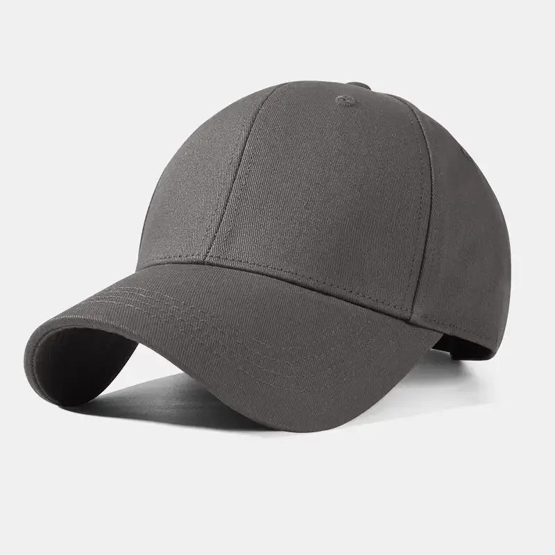 Men's Tan Baseball Cap with Big Brim - Image 4