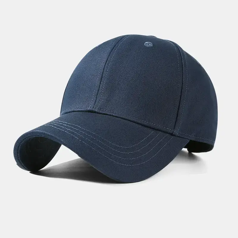 Men's Tan Baseball Cap with Big Brim - Image 5