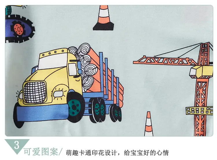 Boys Gray Cartoon Car T-Shirt Short Sleeve 2025 — feature 11