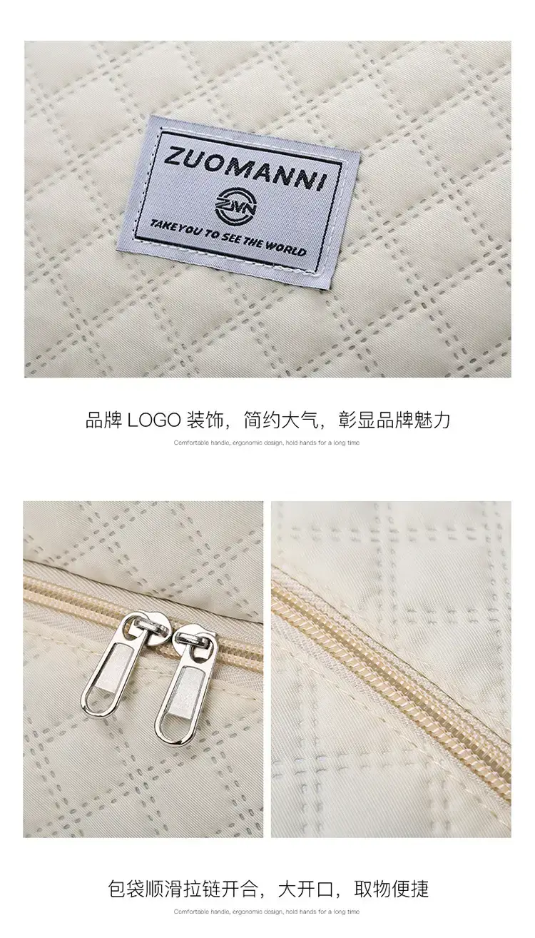 Waterproof Rhomboid Travel Bag for Women — feature 12
