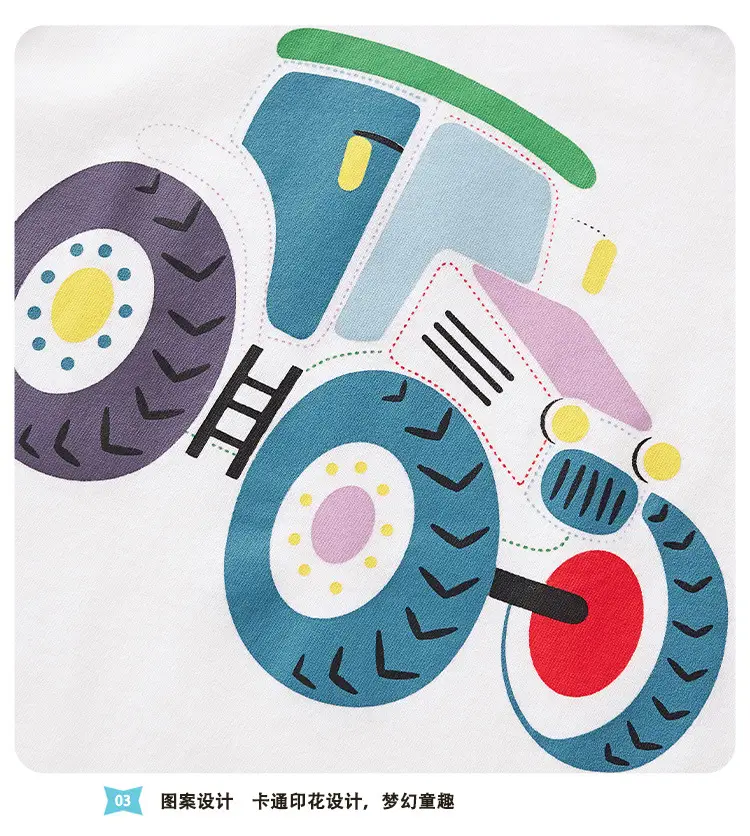 Kids Boys Cotton T-Shirt Navy Blue 2025 — feature 8
