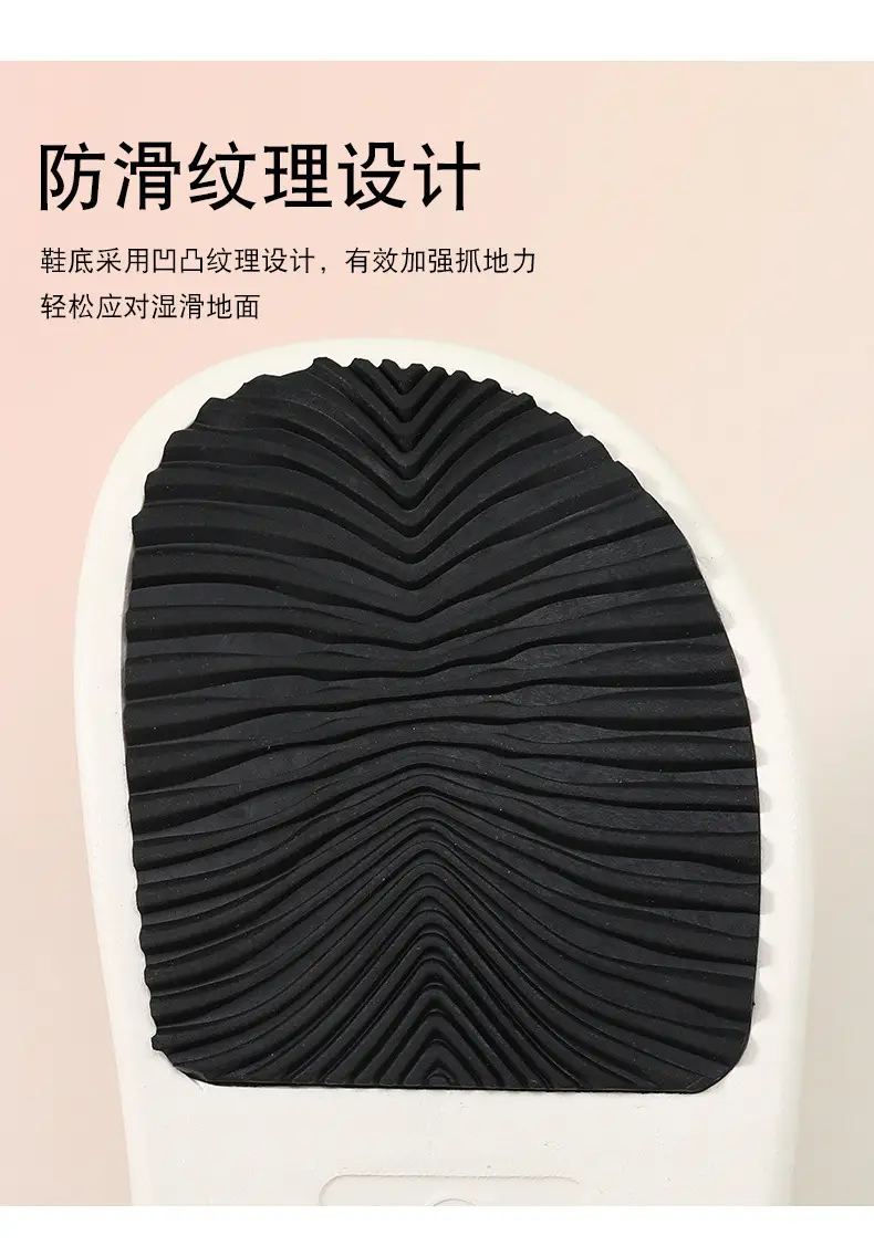 2024 Anti-Slip Crocs Round Toe Wear Resistant White — feature 11