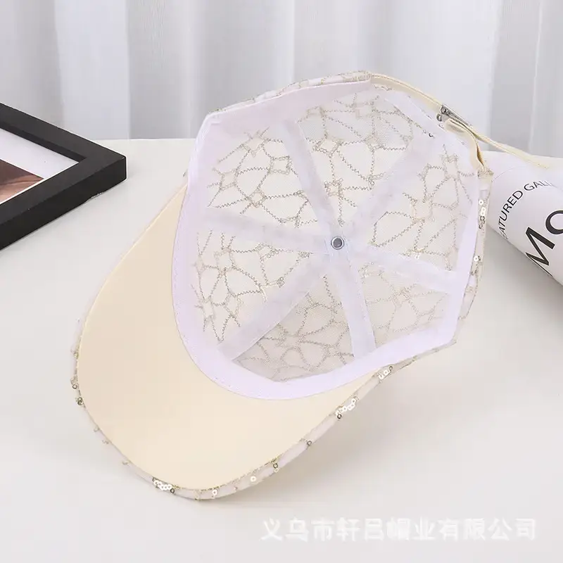 White Lace Heart Sun Hat for Girls Korean Fashion - Image 8