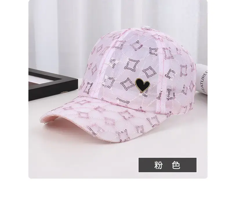 White Lace Heart Sun Hat for Girls Korean Fashion — feature 40